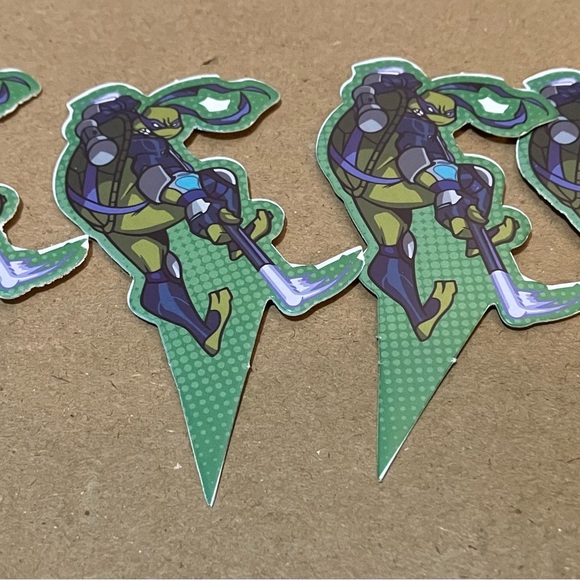 Teenage Mutant Ninja Turtles Birthday Cake Topper - Picture 3 of 10